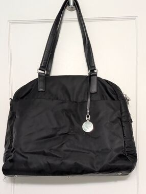 Lo & Sons OMG Bag.  Black/Lavender/Silver